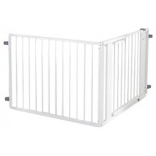 Защитное ограждение Geuther Configurable Gate угловое 120-180х77, белый/серебро